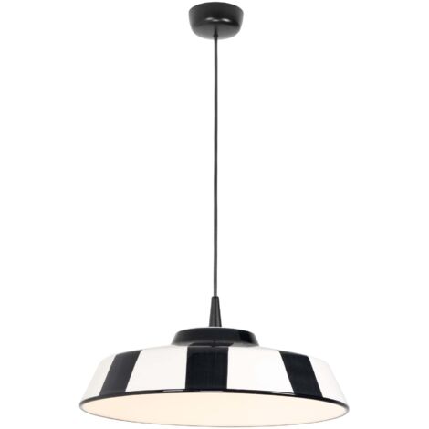 Circus Lampe à Suspension LED 8W Design en Céramique Fabriquée en Italie Diamètre 35 cm Hauteur 300 cm Couleur Blanc Élégante et Moderne Raffinée (1/5)