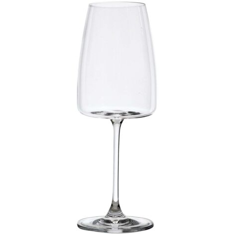Zafferano Lot de 6 Flûtes à Champagne Collection Altopiano en Verre Sonore Supérieur Transparent 42 cl - Design Élégant pour Toasts de Qualité (1/3)