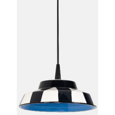 Circus Suspension Led Design Artisanal En Céramique Bleue Ø24 Cm Avec Source Lumineuse 8W 3000K Haute Efficacité Cri 90 Modèle Intérieur (1/5)