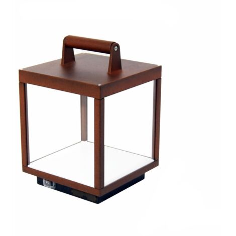 Lanterne À Visière Led Corten Alimentée Par Batterie 5W, Ip54 (1/4)