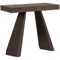 Console extensible 90x40/196 cm Diamante Small Noyer Structure Ours