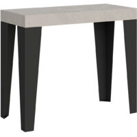 Table console extensible 90x40/196 cm Flame Small Premium cachemire