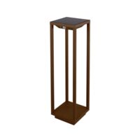 Lanterne solaire domestique LED à piles 2,2 W, IP54 Corten Zafferano