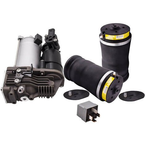 Rear Air Spring Strut Bag+Compressor Pump For Mercedes-benz W164 X164 ...