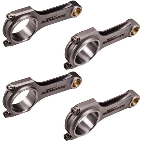 4pcs Conrods Bielas Bielle for Toyota Corolla 1987-2001 with 4AFE Engine 4.803" (1/5)