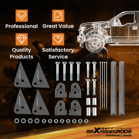 maXpeedingrods 2 Lift Kit for Polaris Sportsman Scrambler 550 850 1000 XP EPS EFI ATV 2009-2023