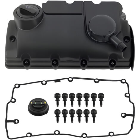Tapa de válvulas y tapa de culata compatibles for VW T5 Sharan Seat 1.9T 2.0T (1/5)