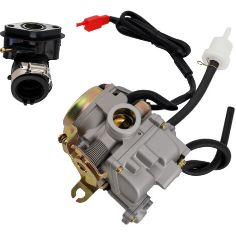 Carburador & Colector de Admisión Para Rex RS 400 RS 450 RS 460 GY6 50cc 60cc (1/5)