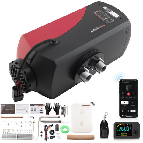 Calentador Estacionario 8KW for Furgoneta Caravana LCD Control Bajo Consumo