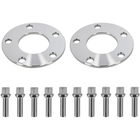 2x Espaciadores 7mm 5x120 72.6mm for BMW Serie 1 3 5 6 7 M12x1.5 Aleación