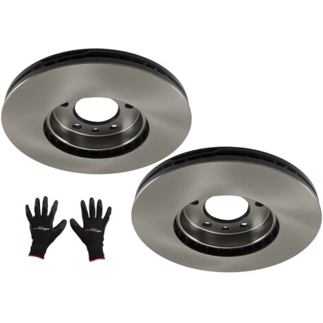 2 Discos de freno for VW Touareg 3.0 V6 TDI 2004-2010 308mm 7E0615301D (1/5)