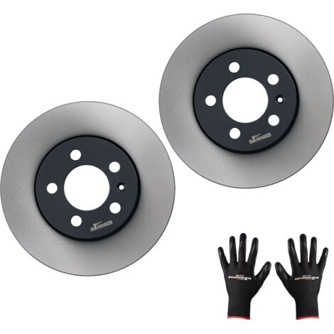 2 discos de freno delanteros for VW Polo Fox Audi A3 Skoda Rapid 8Z0615301B (1/5)