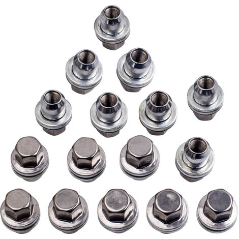 16x FRONT REAR L/R ALLOY WHEEL NUTS BOLTS for LAND ROVER RANGE ROVER SPORT