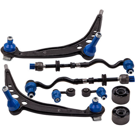 FRONT LOWER LEFT RIGHT SUSPENSION WISHBONE CONTROL ARMS KIT FOR BMW 325 E36