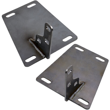 Front bumper conversion brackets rolled steel for Ram 2500-3500 4th Gen. 10-2016 (1/5)