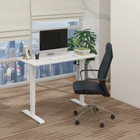 Mesa ajustable de altura de escritorio eléctrico, muebles ergonómicos de  oficina en casa