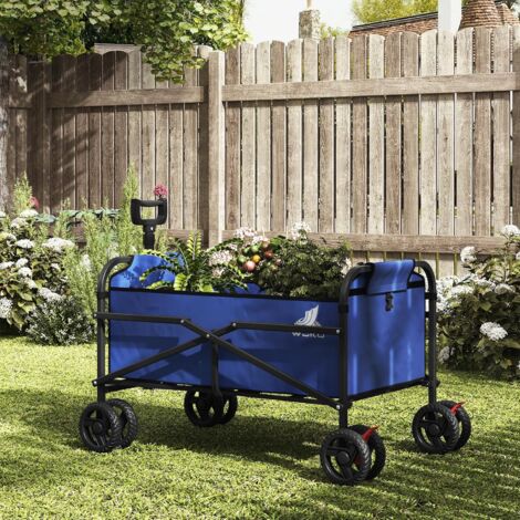 WOLTU Trolley 4 Ruedas Dobles - Plegable, Azul