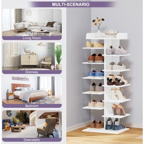 Hogar: Mueble Zapatero Alto Estrecho