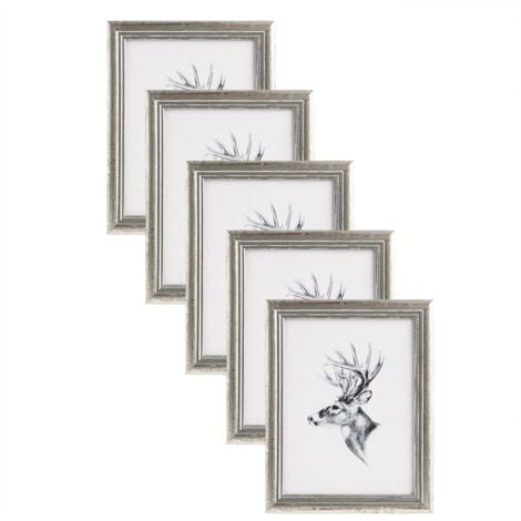 Hama Vigo 175857 Billedramme m/Passepartout (40x50/28x35) Silver Wood