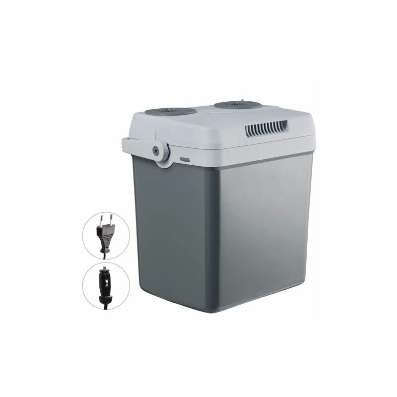 WOLTU Mini Frigo Portatile 22L per Auto e Ufficio Frigorifero Piccolo  Grigio.Classe di efficienza energetica E