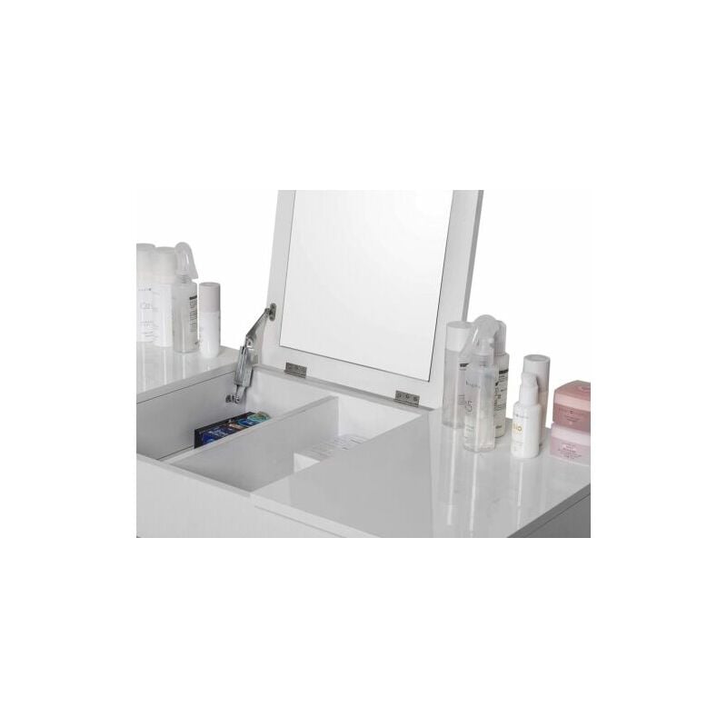 WOLTU TAVOLO DA Trucco con Specchio Sgabello Cosmetici Toeletta Tavolino  Bianco EUR 146,99 - PicClick IT