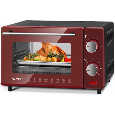 Forno per pizza con pietra refrattaria in cordierite, 2000W, 350°C Fornetto  elettrico : : Casa e cucina