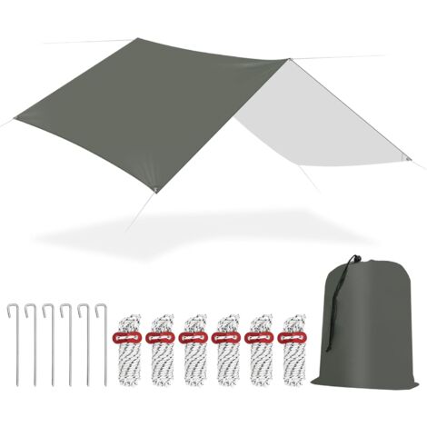 Rete Telo Ombreggiante Verde – 8x5 M, Frangisole, Stabilizzato Ai Raggi UV, Resistente