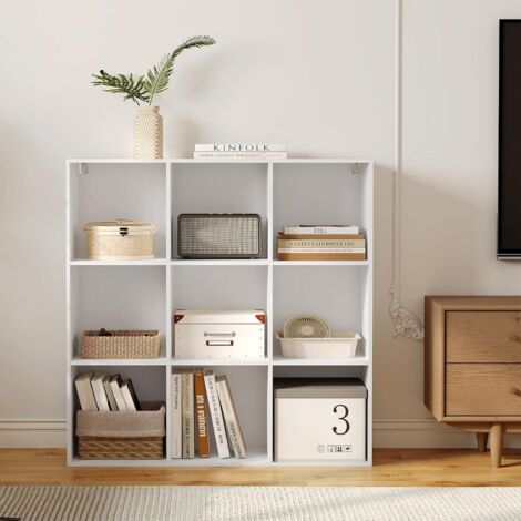 Libreria WOLTU A 7 Livelli - 30x26x178,5 Cm, Bianco, Ripiani Regolabili Per Casa/ufficio - Foto 5