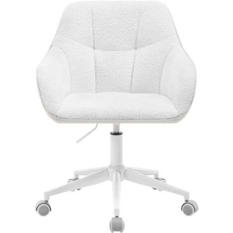 YCKEGEW Sedia da Ufficio Ergonomica Senza Ruote, Sedia per Computer con Gambe Fisse Incrociate,Sedia Senza Braccioli Sedie da Scrivania,Altezza Regolabile Sedia Girevole Imbottita (Color : Orange