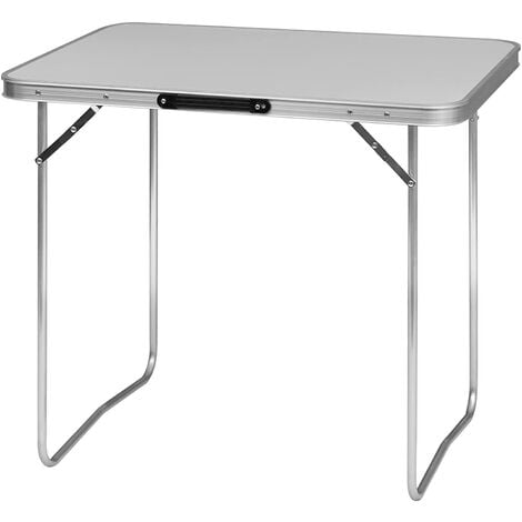 Tavolino Pieghevole Bianco 48 X 38 X 66 H Cm