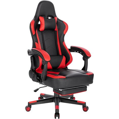 Sedia Gaming WOLTU GS10sz - Ergonomica Con Poggiapiedi, Schienale Alto, Tessuto Tecnologico, Nero - Foto 4