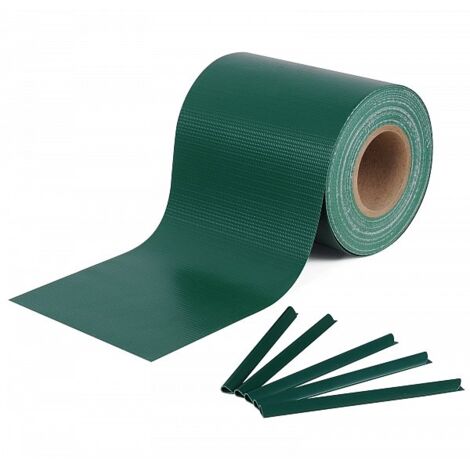 VidaXL Parabrezza Per Recinzione In PVC Grigio Chiaro - Rotolo Con 30 Fissaggi - 2