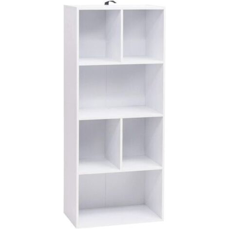 WOLTU Libreria a Mensola di Legno Scaffale da Esposizione per Casa e Ufficio