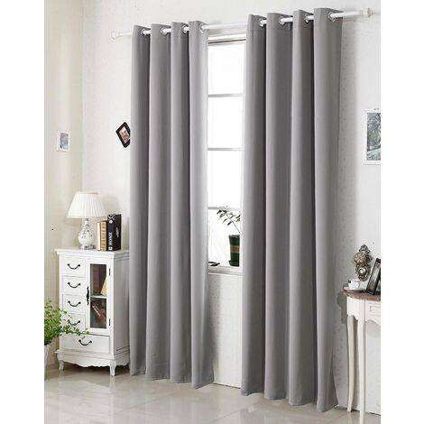 G2000 Tende Oscuranti 100% Turchese 200 Cm (2 Pannelli): Blocca La Luce Per Dormire Bene, Isolanti