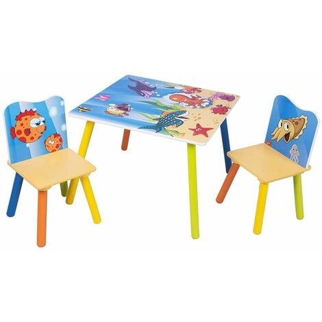 Tavolino in plastica colorato per Bambini Tavolo da Gioco per Giardino casa  cameretta 45x50 cm Giochi e Giocattoli verde