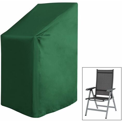 WOLTU Copertura per Mobili Set Arredo da Giardino Esterno PE 100g/m² Verde 65x65x120/80 cm