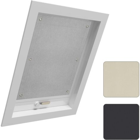 WOLTU Tenda Oscurante per Interni con Ventose. Tenda da Tetto senza Perforazione Grigio 60x73 cm