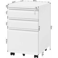 Cassettiera 9 Cassetti Van Gogh | Comò Stretto Per Camera, Ufficio Con Motivo Artistico - Foto 4