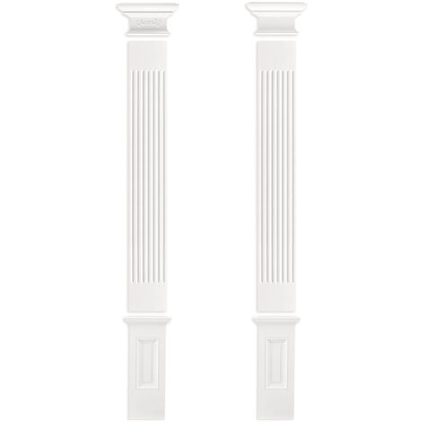 Pilastro 197x20mm Rilievo a muro in stucco in PU Grand Decor PL275: Albero