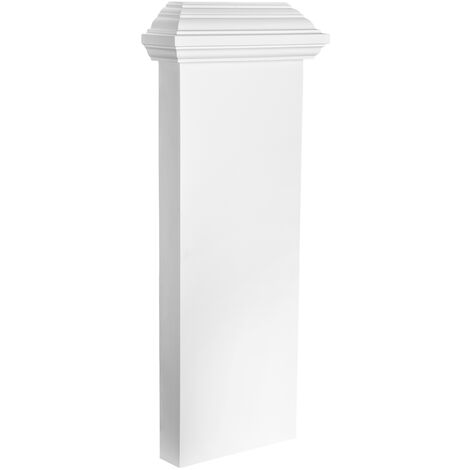 Pilastro 170x22mm decorazione a stucco in rilievo su muro PU Perfetto D1510: Base