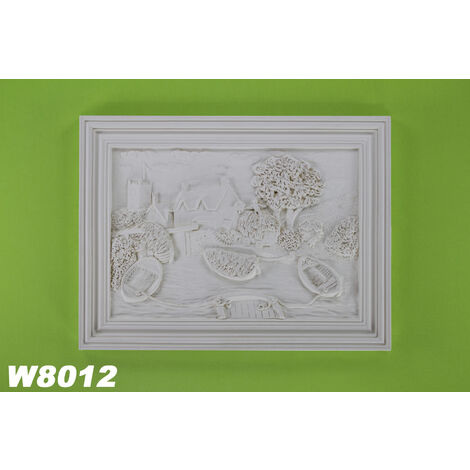 Elemento Decorativo Parete W810 | 220x80mm, Antiurto In Poliuretano, Per Interni/Esterni