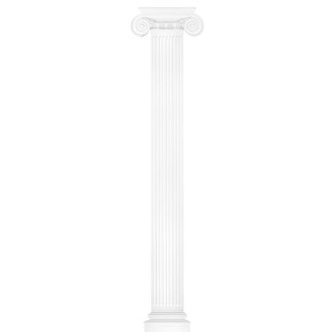 pilastro 250x30mm decorazione a stucco in rilievo su muro PU Perfetto D1518: Base