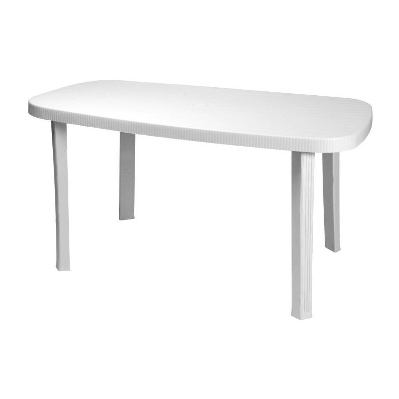 TAVOLO GARDEN OTELLO CM.136x82x72h BIANCO