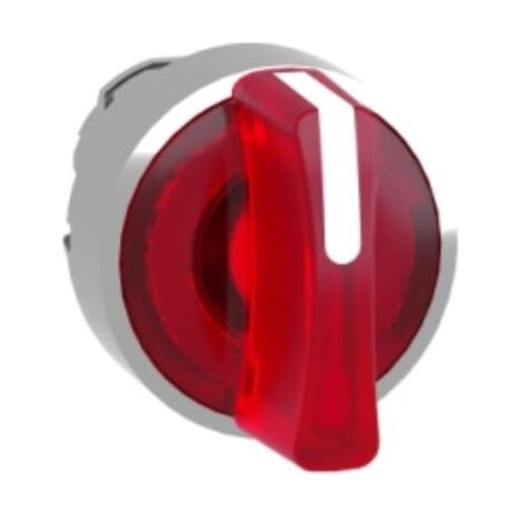 Selettore Luminoso Schneider Electric XB4BK124G5 – Rosso LED, Colore Bianco, Alta Qualità