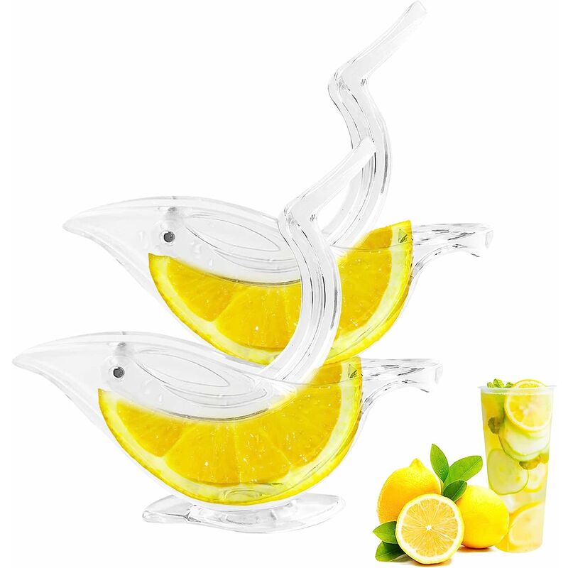 2pcs Bird Lemon Squeezer, Presse-citron en acier inoxydable manuel, Presse- agrumes à main pour grenade orange citron lime