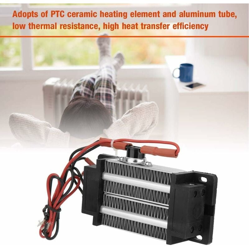 Élément chauffant de PTC 300W 220v AC DC Type isolé PTC Ceramic air heater  climatiseur chauffage électrique thermostatique humidificateur de rideau  d'air (jyjrq12050220300)