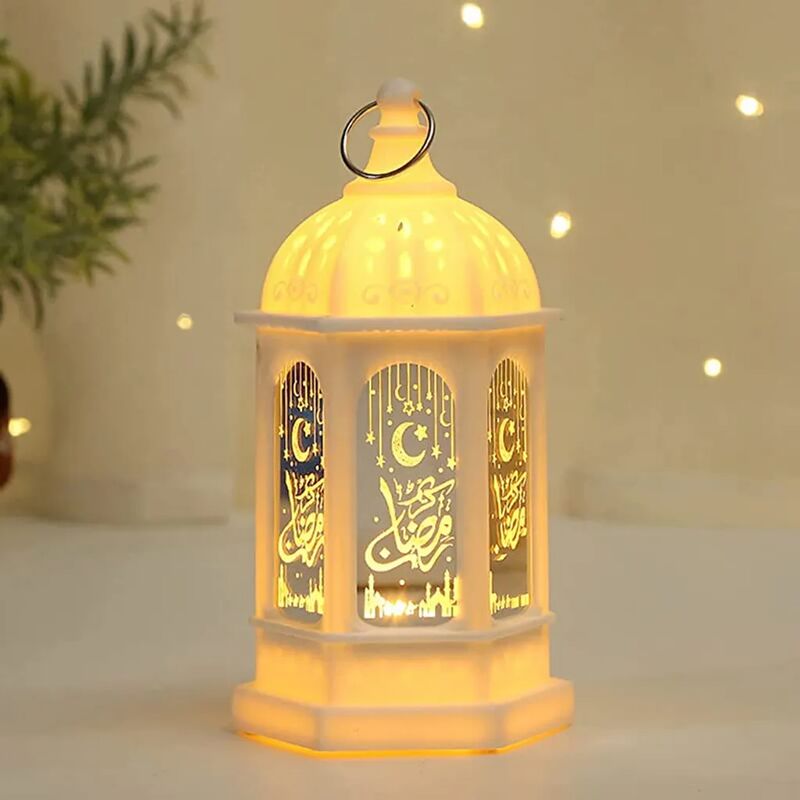 Lampe Led En Forme De Lune Pour Ramadan, Faite À La Main
