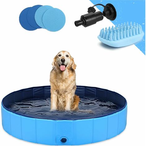Piscine pour chien en plastique pataugeoire pour chien piscine pour chien  piscine portable en PVC pour chiens de grande taille, piscine pour chien,  baignoire pour enfant, piscine pour animal domestiqu