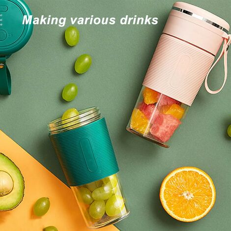 Portable Mixeur Juice Blender, Milk-shake, Jus De Fruits Et Lgumes,mixer,480ml,  Sans Bpa,mini Usb Blender Des Smoothies,100w,pour Sport Et Voyage Mais