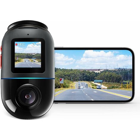 Dual Dashcam pour voiture - Avec mode vision nocturne - Avec capteur G  intégré pour